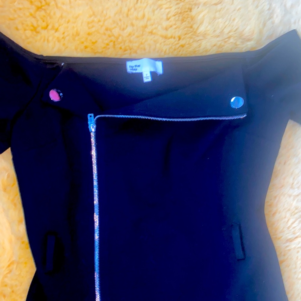 Black “by  the way. “ zipper dress